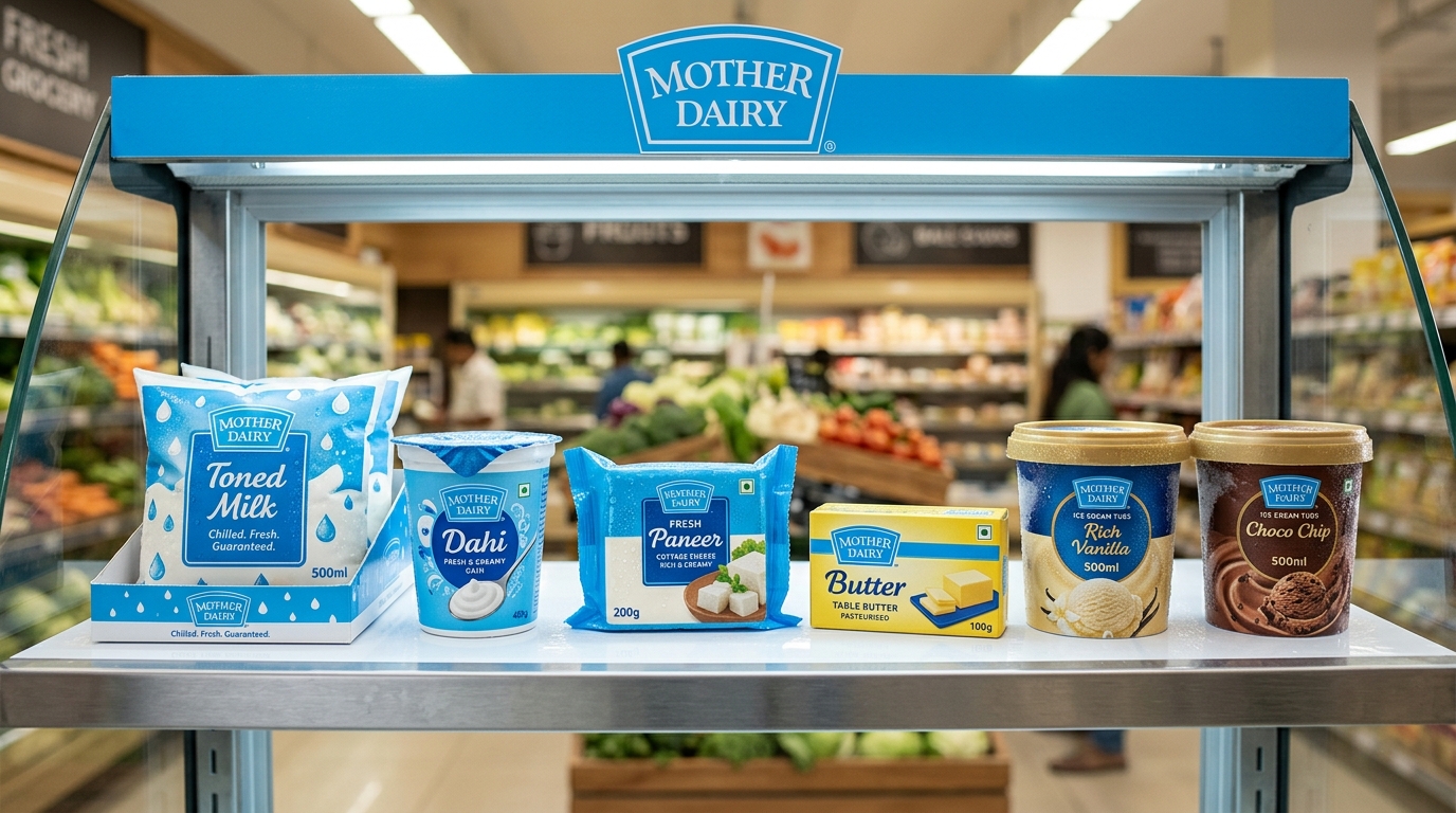 Mother Dairy Milk and Ice Creams